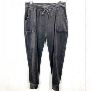 House of Harlow 1960 Velour/Velvet Joggers in Grayish Purple, Size Small, EUC!